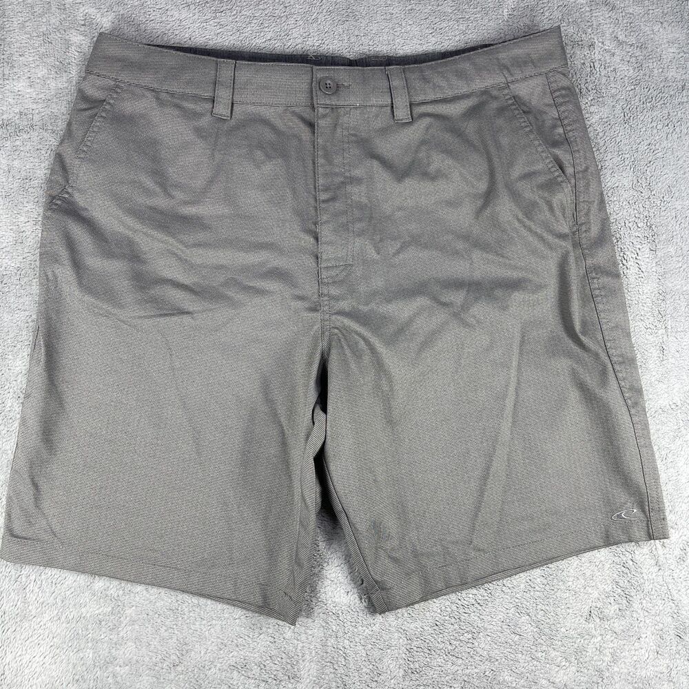 O'Neill Chino Shorts Men 40 Gray Stretch Casual Outdoor Lightweight Performance